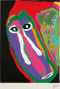 Picture of APPEL KAREL "LYING IN RED"