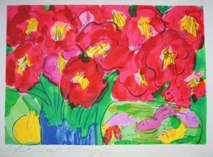 Afbeelding van TING WALASSE "FLOWERS 2"