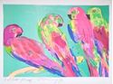 Afbeelding van TING WALASSE "FOUR PARROTS"