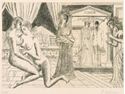 Picture of DELVAUX PAUL "MAQUETTE PROVISOIRE DU PROJET"