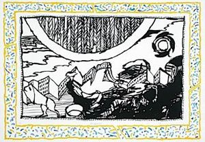 Picture of ALECHINSKY PIERRE (1927 - ) "SANS L'ECORSE D"