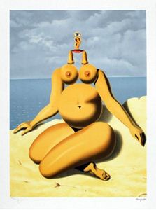 Picture of MAGRITTE RENE "LA RACE BLANCHE"