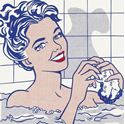 Afbeelding van LICHTENSTEIN ROY BY - "WOMAN IN BATH" 1963