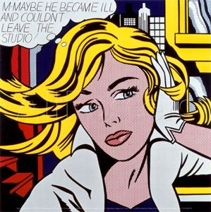 Picture of LICHTENSTEIN ROY (1923-1997) "MAYBE..."